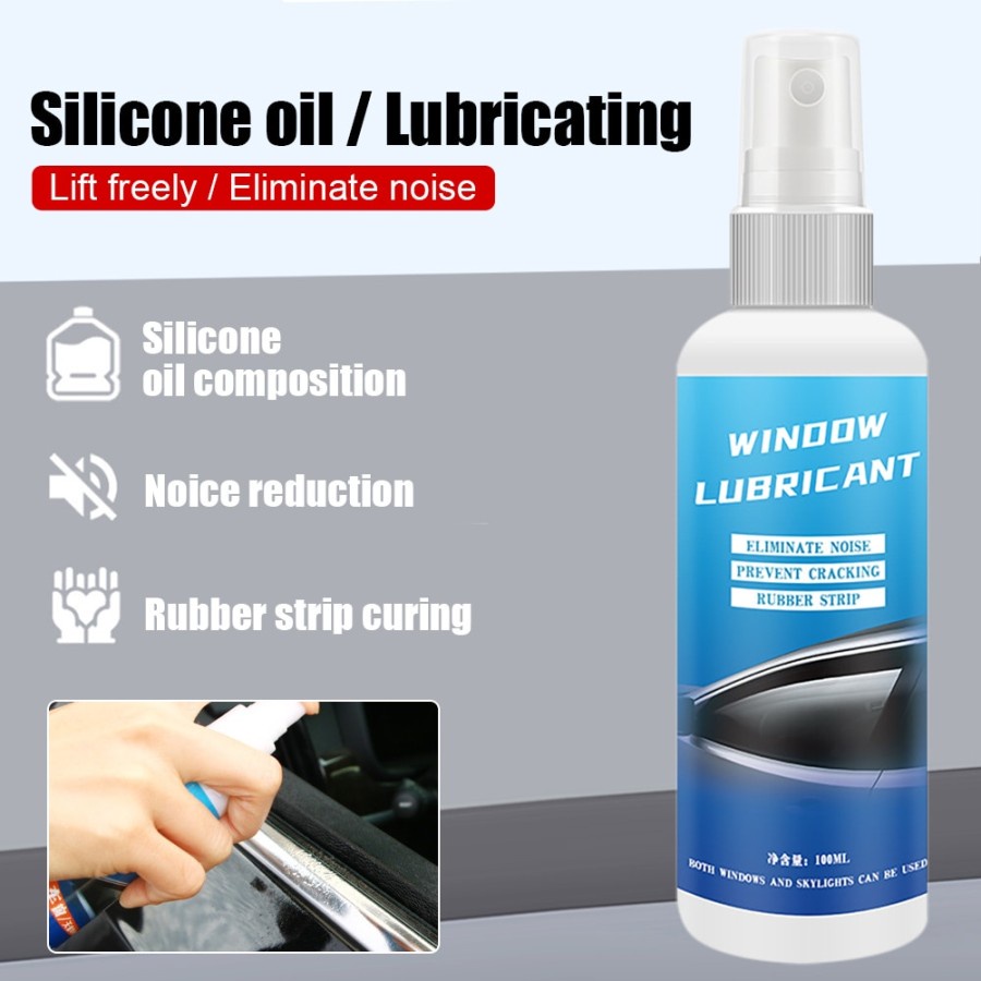 Silikon Silicone Spray Pelumas Karet Kaca Power Window Mobil Zone Pelumas Pintu Karet kaca mobil rumah power window anti karat