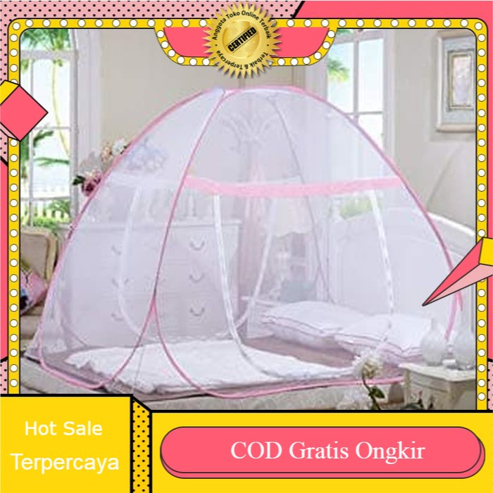 Kelambu Obat Anti Nyamuk Tempat Tidur Bayi SUPER KING 200 x 200 BESAR