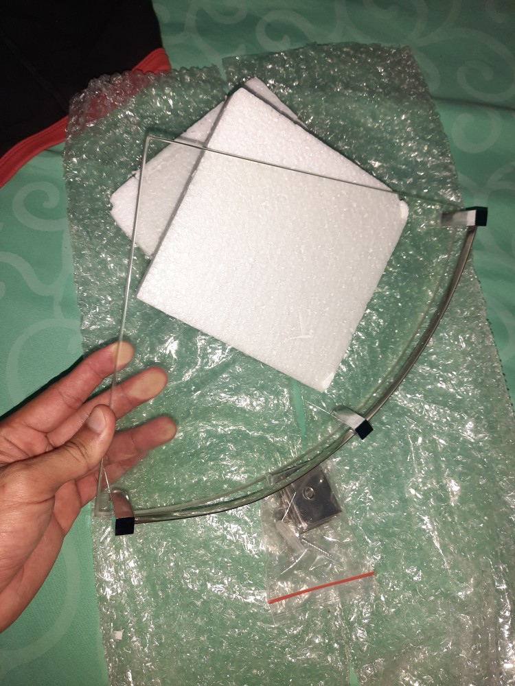 Rak Sudut Kaca/ Rak Sabun Shampo/ Rak Kamar Mandi