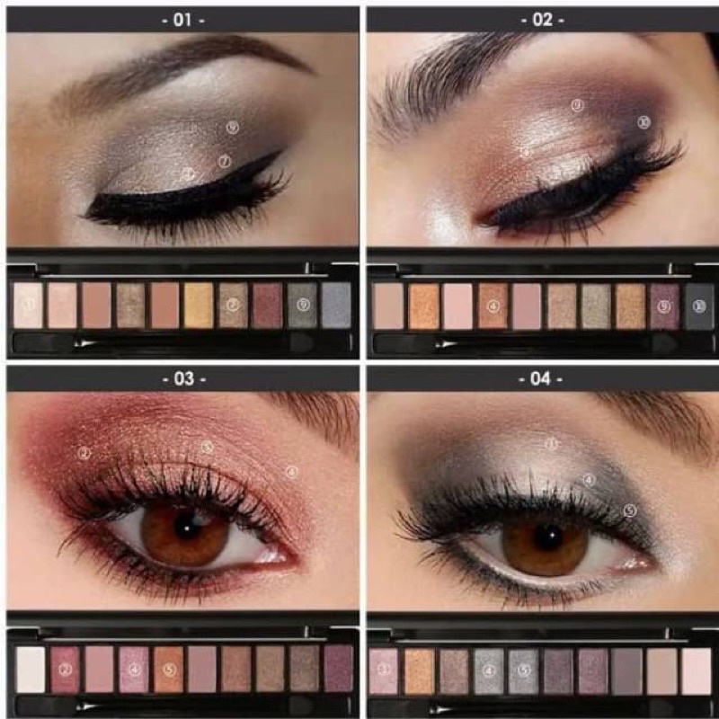 Eyeshadow Focallure Palette 10 Warna / FA08