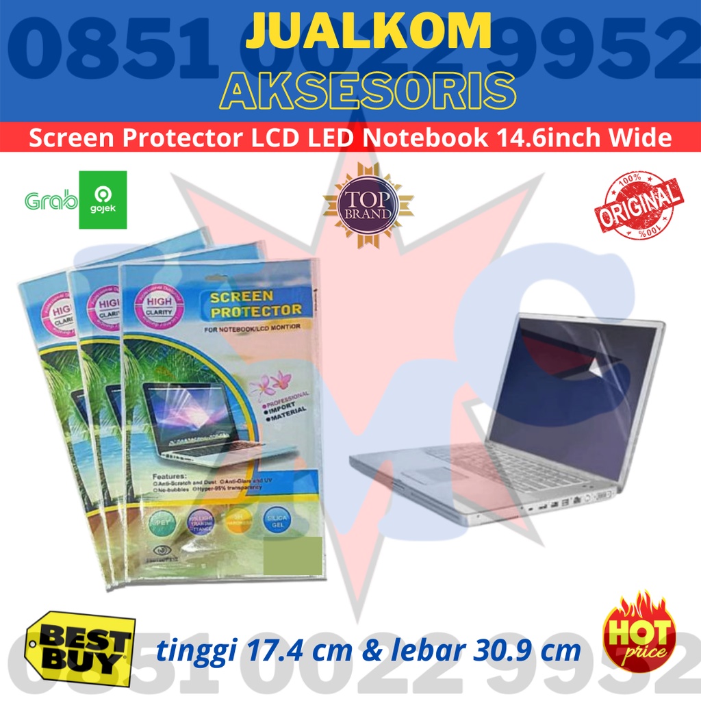 Screen Protector LCD LED Notebook 14.6&quot; Wide