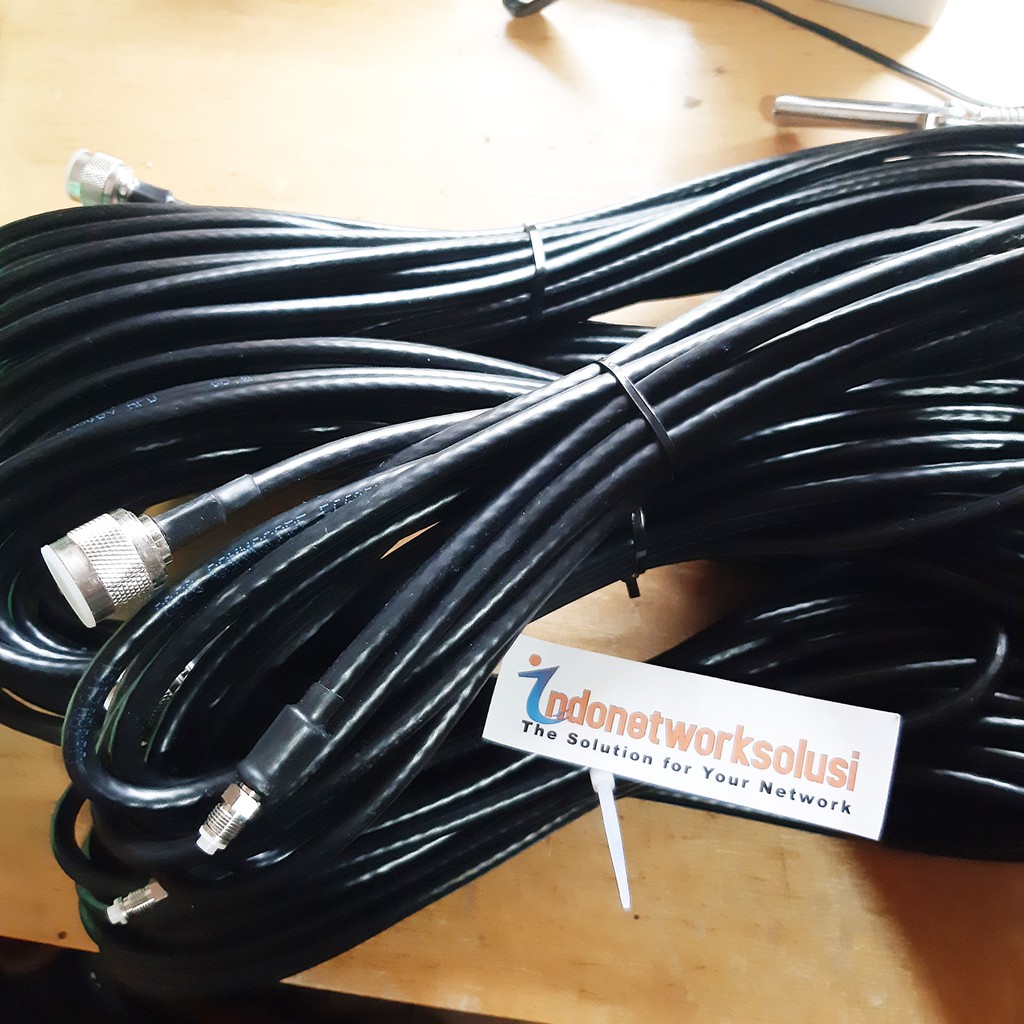 Kabel Ekstension Perpanjangan Cable Extension Antena YAGI LPDA OMNI TABUNG GRID 10 meter