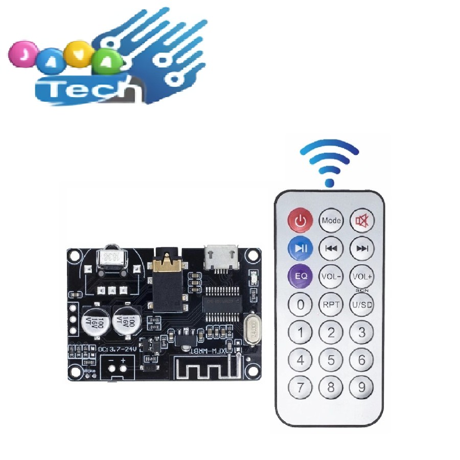 Modul Bluetooth 5.0 MP3 Player HiFi Stereo Decoder dengan Remote