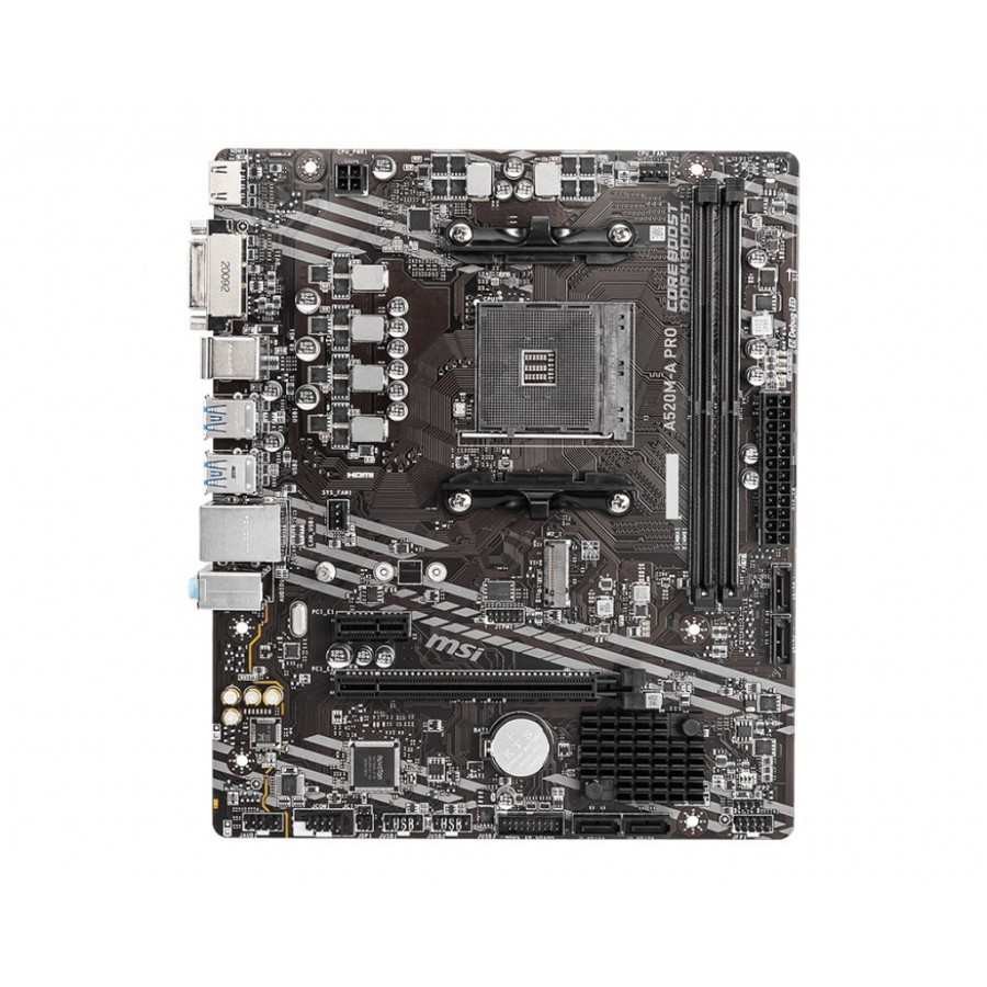 MSI A520M-A Pro (AM4, A520, DDR4, USB 3.2, SATA3)