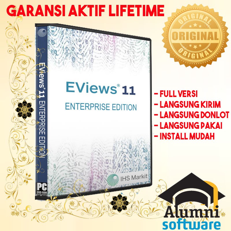 [FULL VERSION] EViews 11 Enterprise Edition LIFETIME- GARANSI AKTIVASI