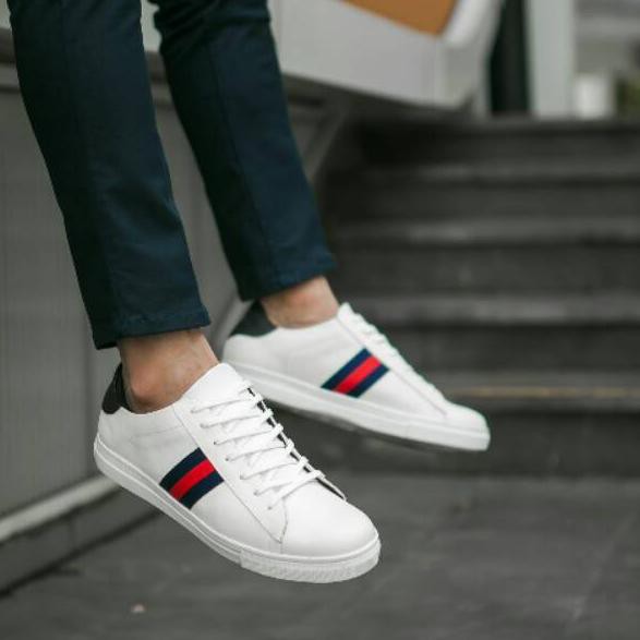 Ready Stock..♜ SEPATU CASUAL LIVEHAF WEB SNEAKERS WHITE NRN ORIGINAL BERKUALITAS [simbol2]