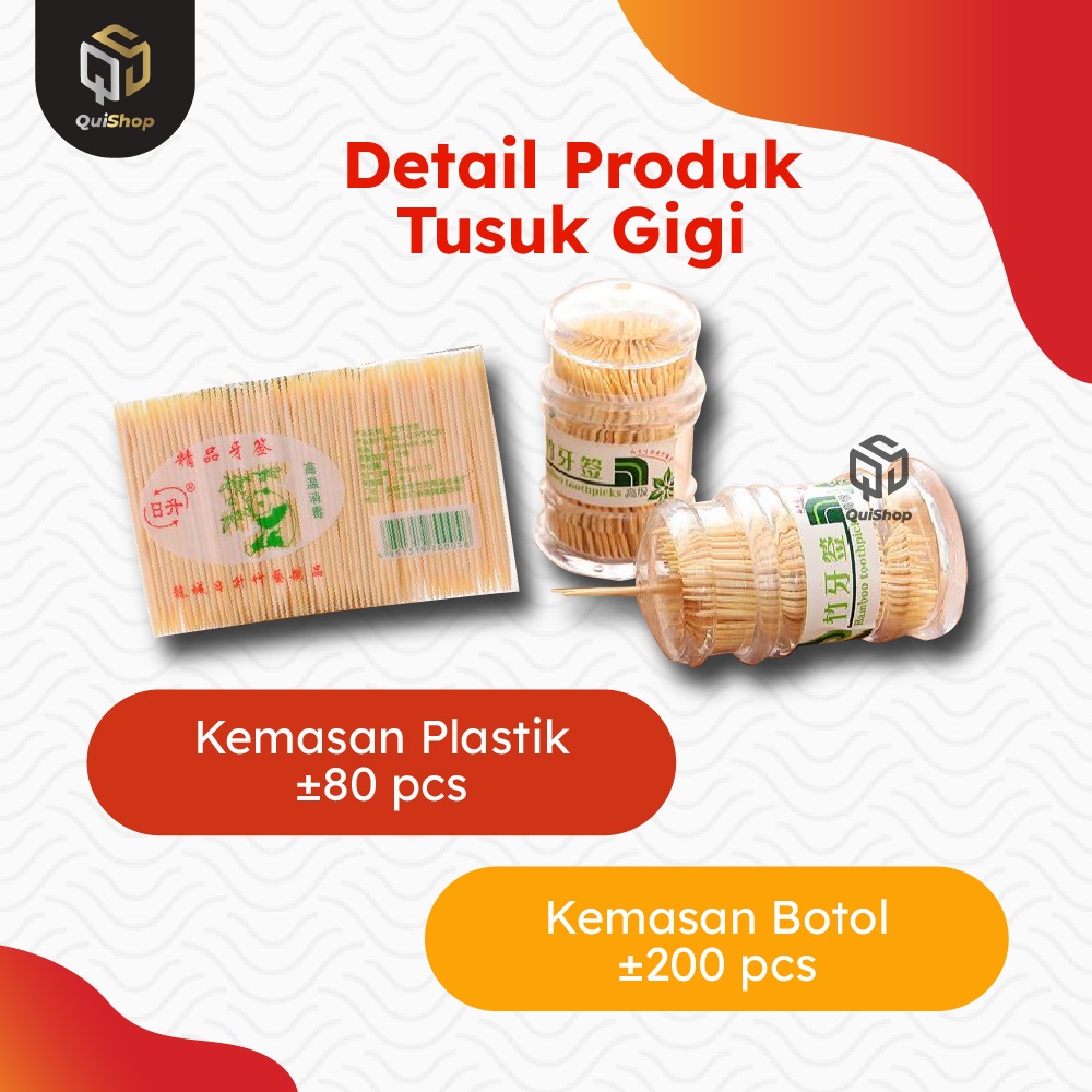 Tusuk Gigi Bambu Toothpick Wholesale Grosir Restaurant Hotel Peralatan Makan Termurah Berkualitas Premium