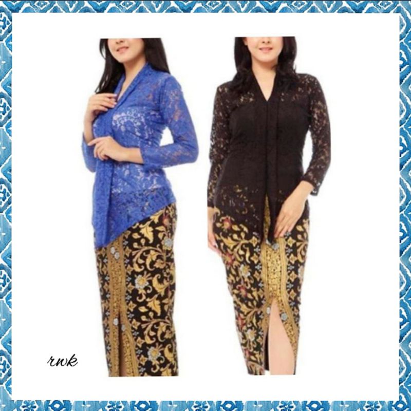 JUMBO Kebaya Brokat Kartini Lgn Panjang size XXL 3XL 4XL 5XL Big Size