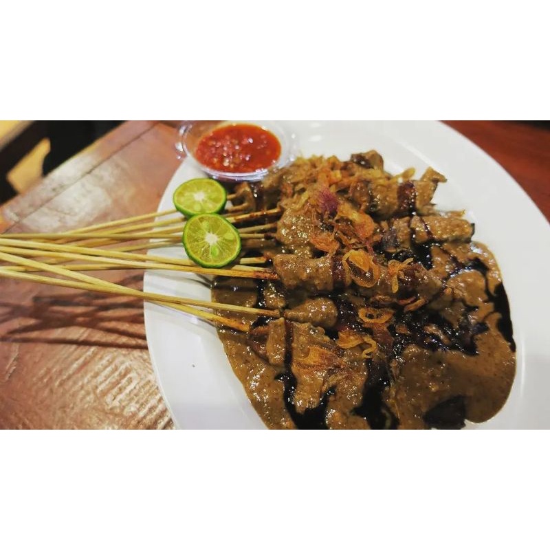 

Sate ayam bumbu kacang