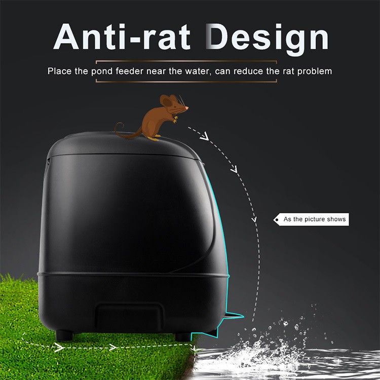 LONDA Pond-Feeder L87 - Automatic Outdoor Fish Feeder - 10L Capacity