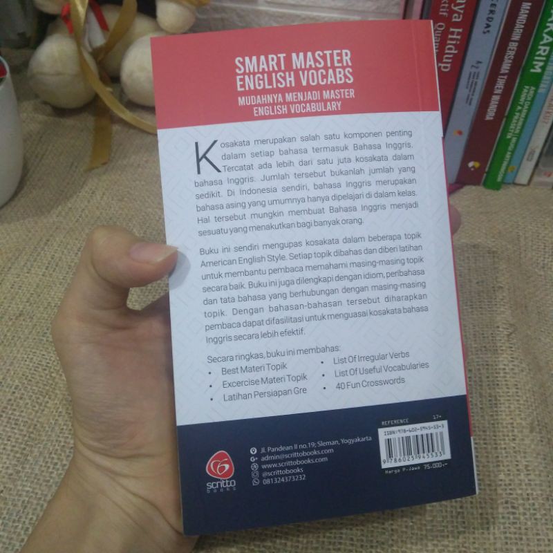 PAKET 2 BUKU SMART MASTER ENGLISH VOCABS & SIMPLE GRAMMAR Mudahnya Belajar Vocabulary Inggris-4