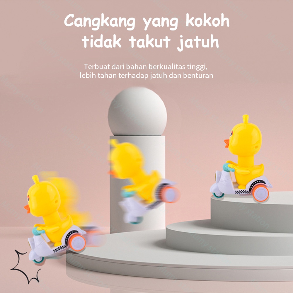 Mumystation Mainan bayi bebek mobil mainan anak inertial force to slide