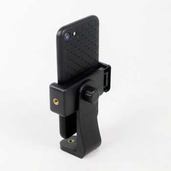 Smartphone Clip Bracket Holder Mount Tripod Monopod / Dudukan Smartphone Clip Bracket Holder Mount Tripod Monopod / Holder Tripod Hp Clamp Stand Hp Tongsis Tripod Handphone Camera / Penjepit Hp Tripod Stand Holder Dudukan Hp Tripod Monopod Anti Slip