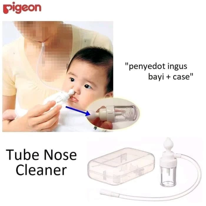 PIGEON Nose Cleaner Tube Type Alat Penghisap Lendir ingus Bayi