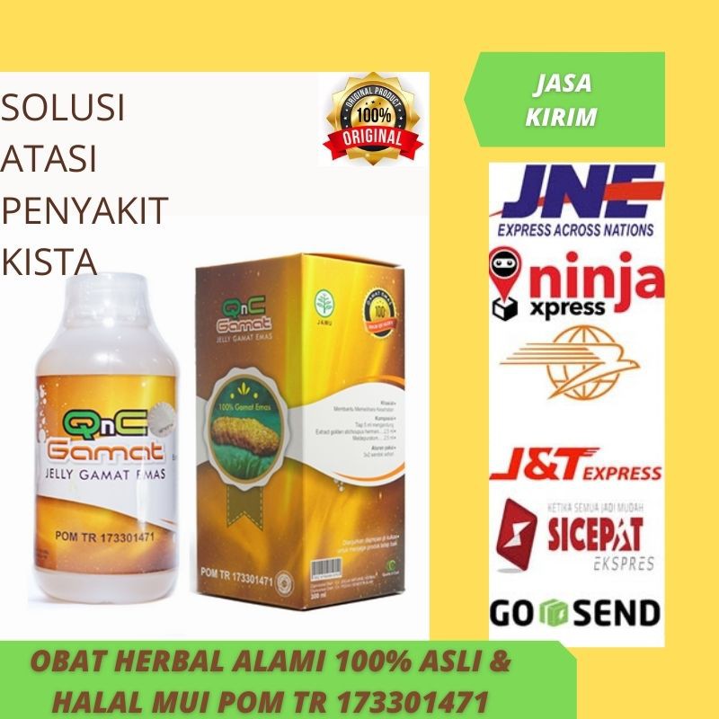 QnC Jelly Gamat-Obat Untuk Kista Ovarium, Kista Epidermoid,Kista Payudara,Kista Ginjal, Ganglion