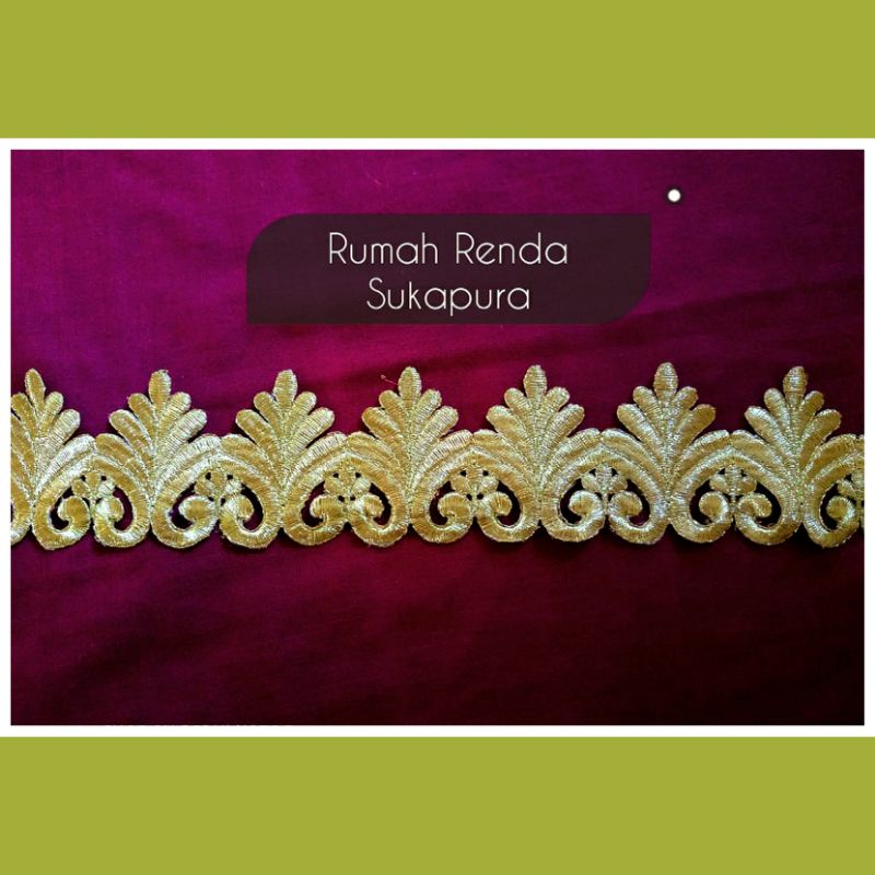 renda bordir roll murah / renda meteran murah / renda kebaya murah