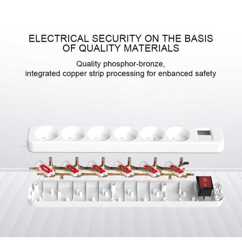 STOP KONTAK 5 LUBANG PANJANG 3M + KABEL / STOP KONTAK KABEL / colokan listrik