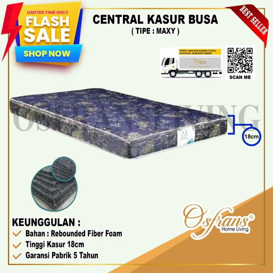 Central Kasur Maxy / Maxy Extra - Maxy 18 cm  Maxy Extra 30cm  Central Kasur Maxy Kasur Busa Rebound
