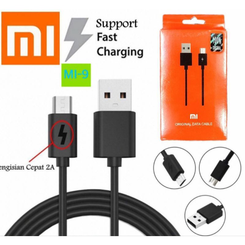 Jual Kabel Data Xiaomi Original A Micro Usb Fast Charging Logo Petir Shopee Indonesia