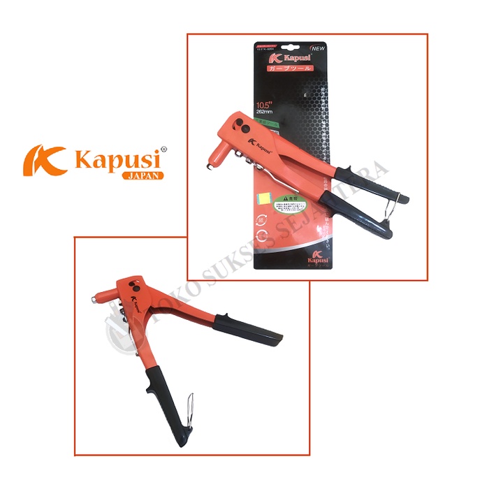 KAPUSI Tang Rivet 10,5&quot; 262mm Tembakan Paku Hand Riveter Kapusi / Tang Rifet