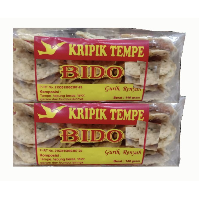 

Cemilan Kripik Tempe BIDO - 140gr