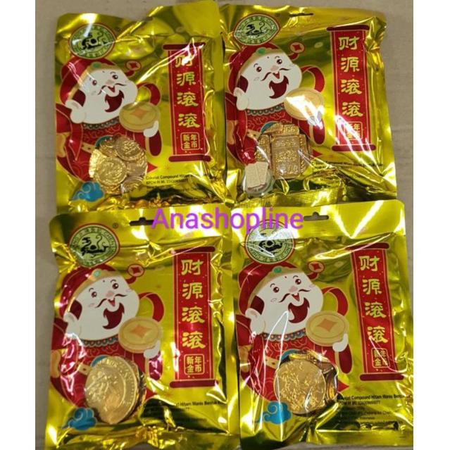 

←Best← Permen Coklat Susu Koin 258gr 85 ←