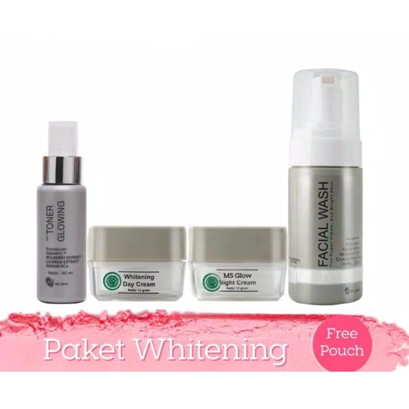 MS GLOW WHITENING SERIES - PAKET MS GLOW WHITENING ORIGINAL