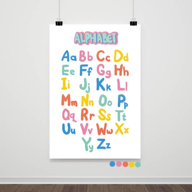 POSTER HURUF (ALPHABET)