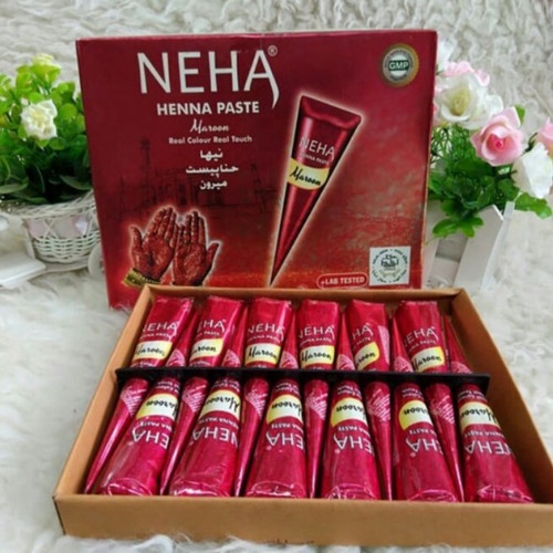 HENNA NEHA HALAL/ PACAR KUKU HALAL/ HENNA PASTE CONE HALAL TAHAN LAMA ( HARGA SATUAN )