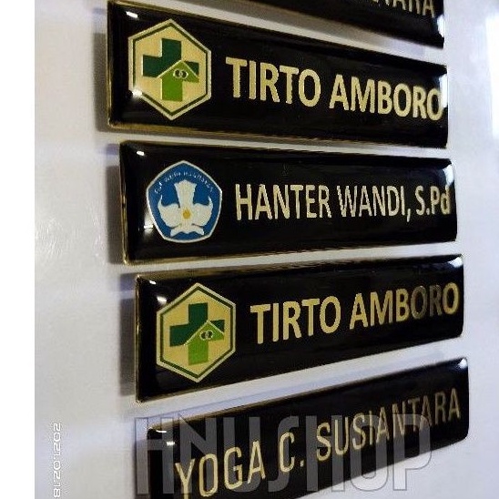

Papan Nama | Name Tag PDH Bahan Kuningan Premium Magnit Berkualitas