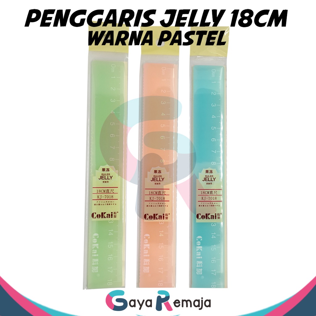 

Penggaris Jelly | Lipat | Set