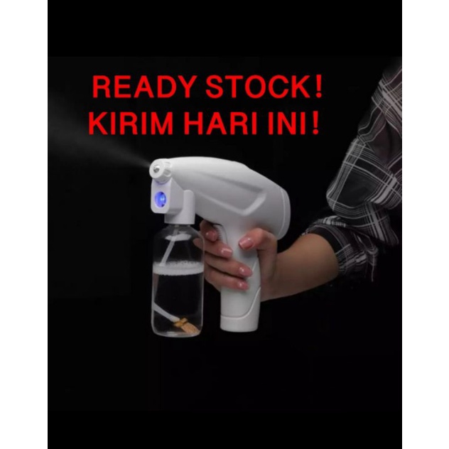 Disinfectant Sprayer Nano Spray Gun + UV Sterilizer Portable Mist