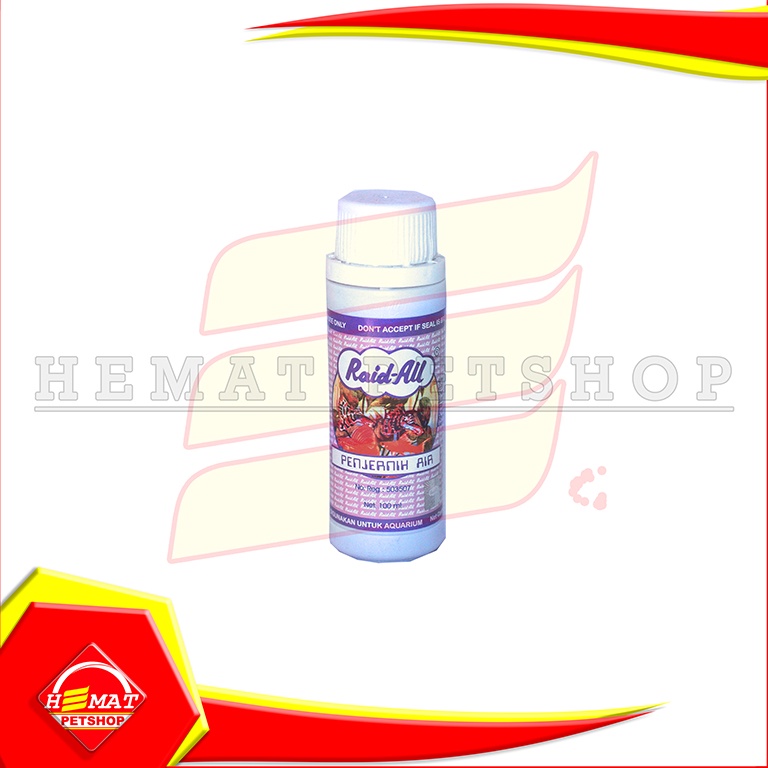 Obat Ikan Raid All Anti Kutu 100ml Raid-all Anti Tick 100 ml