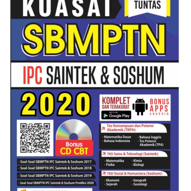 Buku Panduan Kuasai Sbmptn Ipc Saintek Soshum 2020 2021 Lolos Ptn Shopee Indonesia