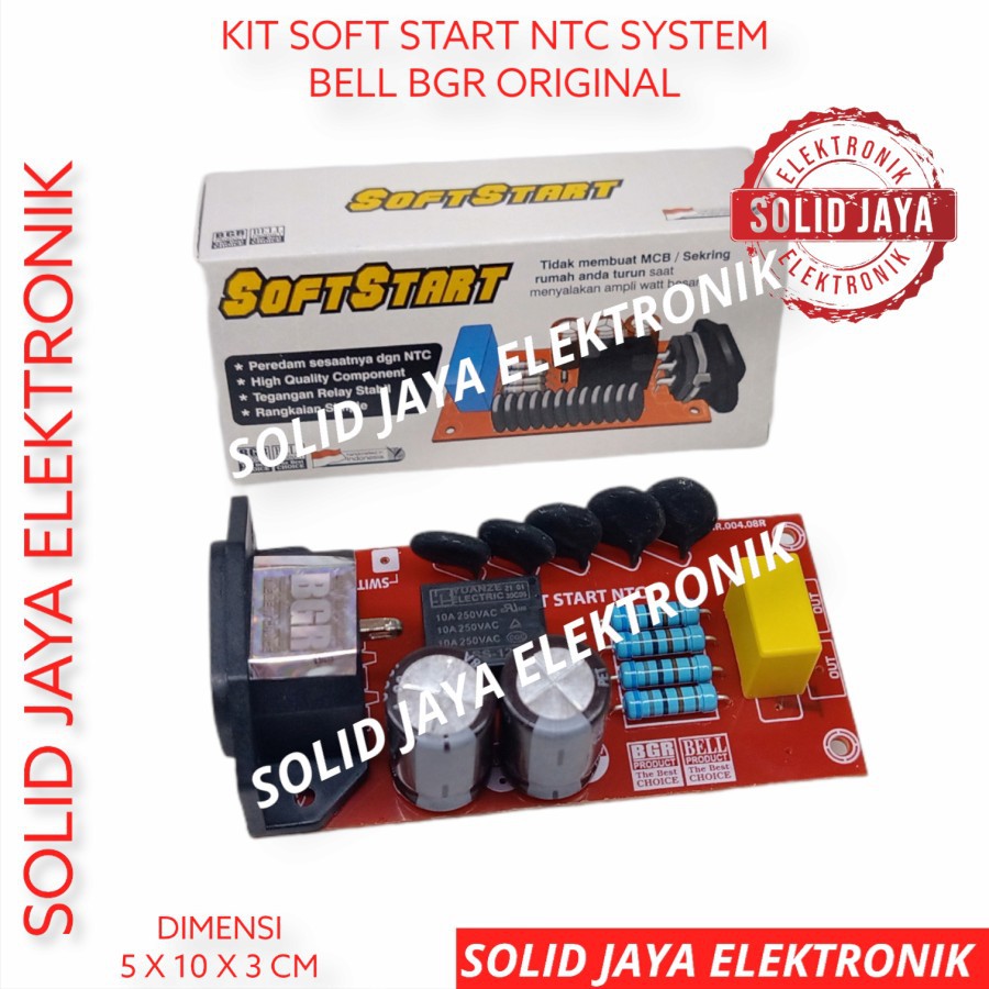 KIT SOFT START POWER SOFTSTART AUDIO BELL BGR SOFT START NTC BELL BGR ASLI AUTO SOFT START NTC