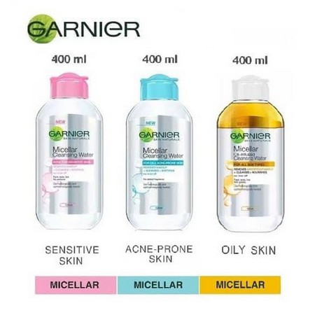 Garnier Micellar Water 400ml, XPERT MAKE UP REMOVER