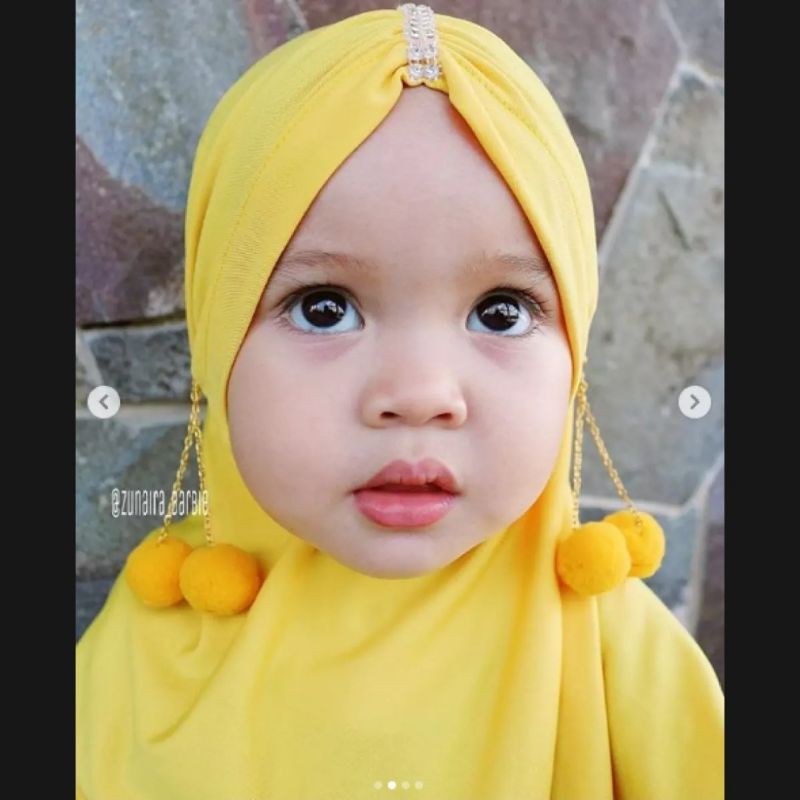 Jilbab Anak Adisya Instan 0-3 Tahun Jersey Ballon Premium |Hijab Bayi Tk Lucu 1-12 Bulan |Kerudung Sekolah Baby Sd 2-6 Perempuan Newborn