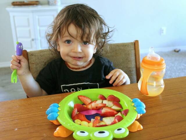 NUBY iMONSTER Toddler Plate / Spoon