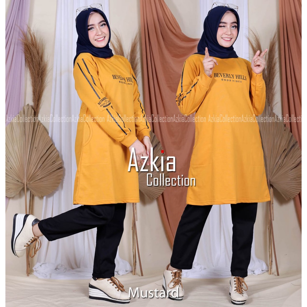 tunik wanita kaos babyterry