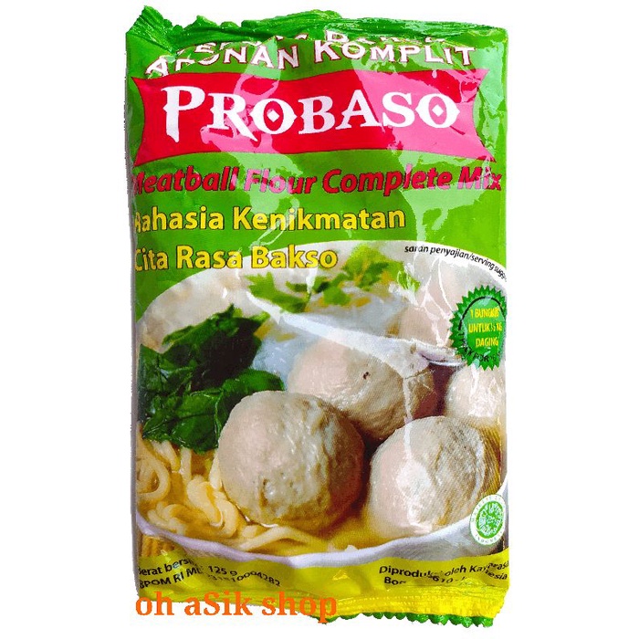 Jual Probaso Tepung Bakso Untuk Buat Bakso 125 Gr Shopee Indonesia