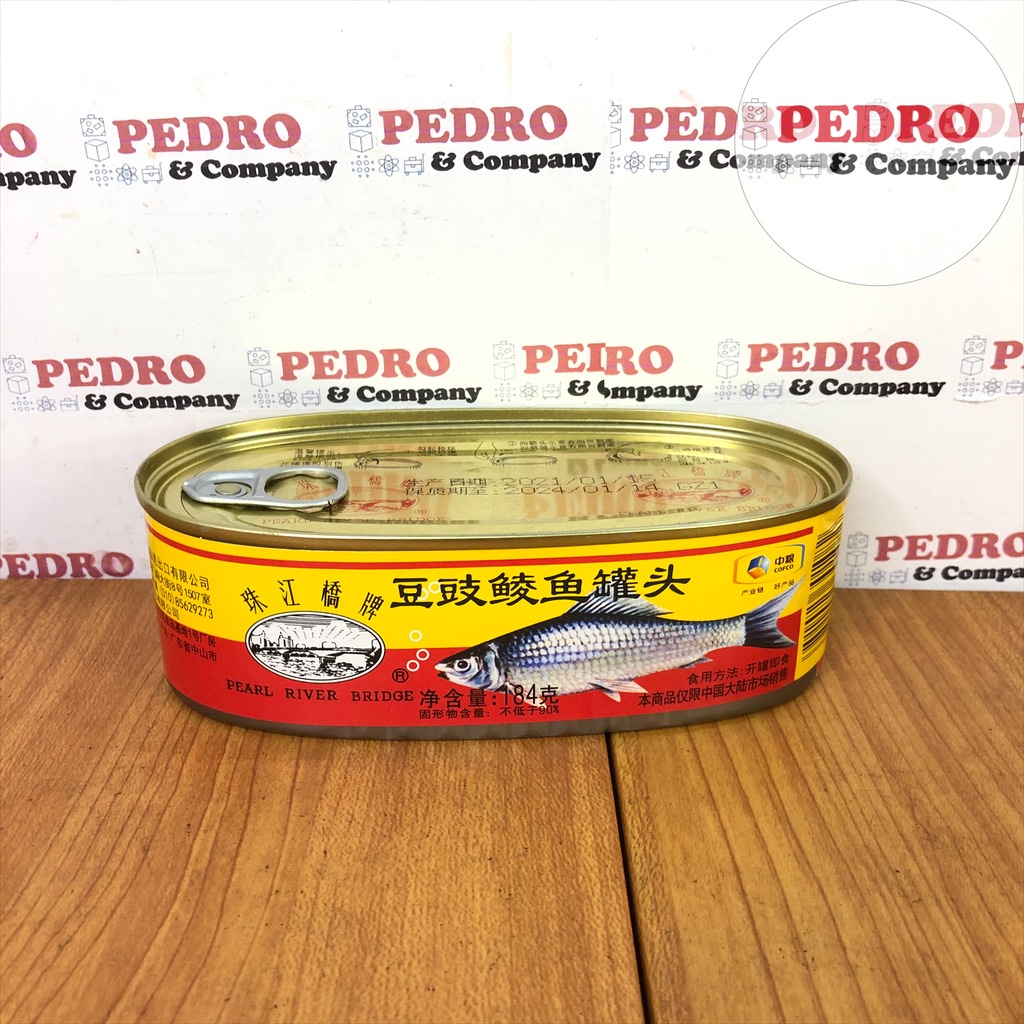 

Pearl river bridge fried dace salted black beans 184 gram - tausi ikan