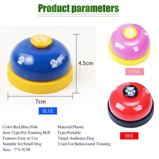 Pet Training Bell Dog Toy Bel Panggilan Makan Melatih 