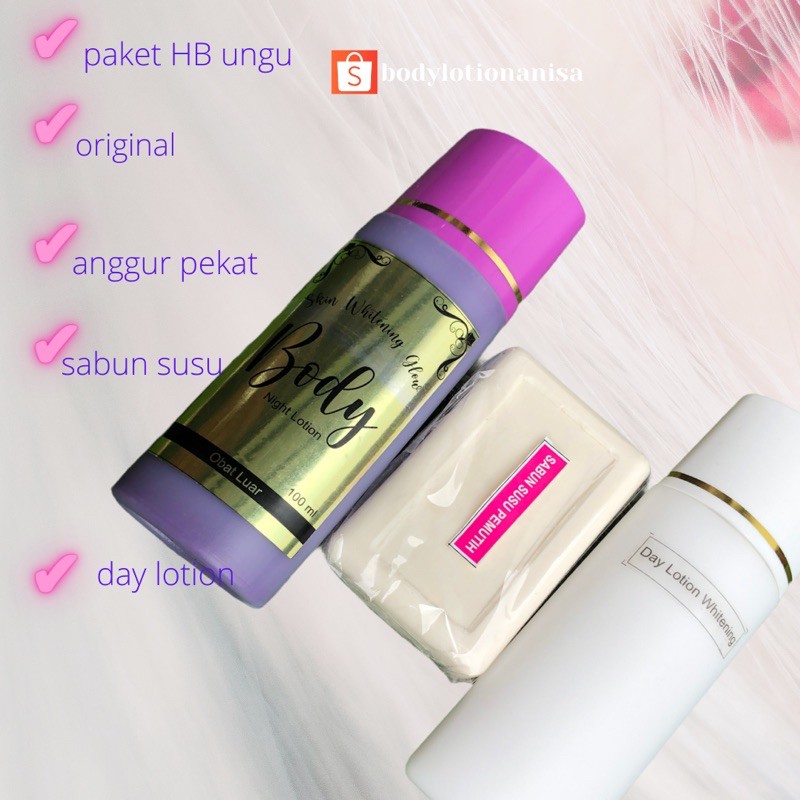 PAKET HB UNGU / GROSIR HB UNGU / GROSIR HB SKIN / GROSIR HB PEMUTIH / HB DOSTING/ body dosting