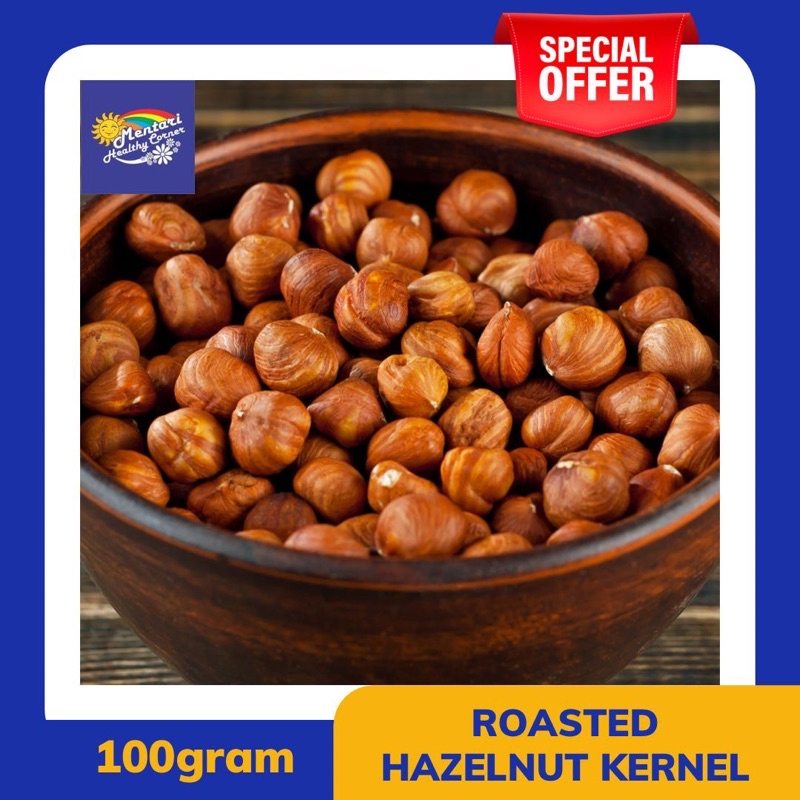 Roasted Hazelnut 100Gram ( Hazelnut Panggang 100gr)