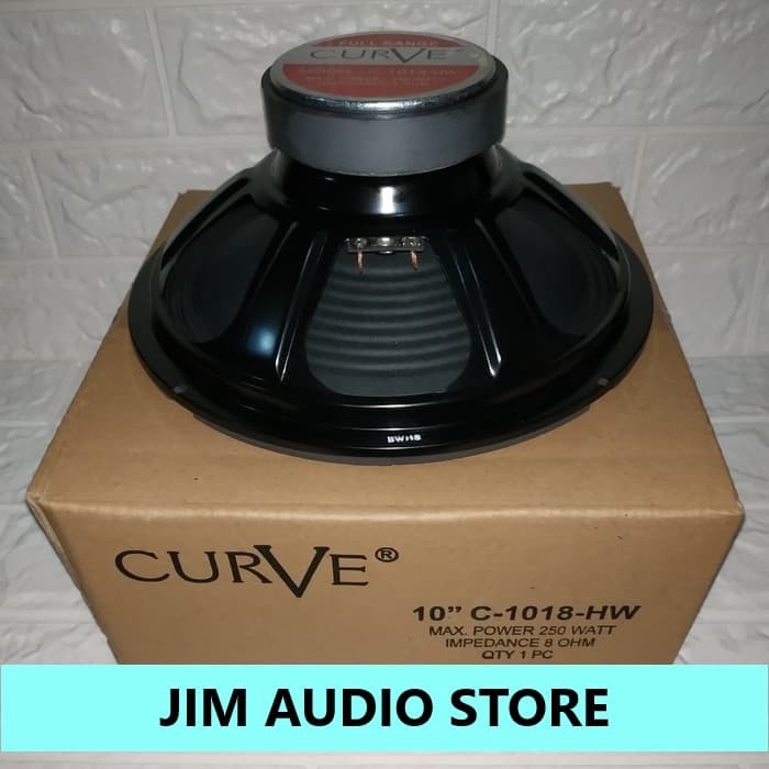 SPEAKER 10 INCH FULL RANGE CURVE C 1018 HW 250 WATT