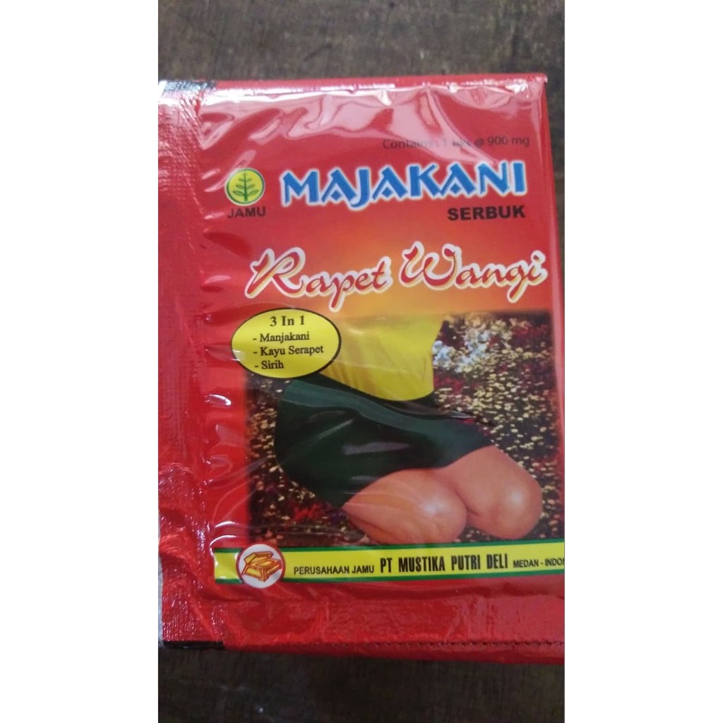 Jamu Herbal Majakani Rapet Wangi Serbuk Sachet 900 mg Original