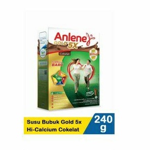 SUSU ANLENE GOLD pluss 5x vanila /original /coklat 250gram