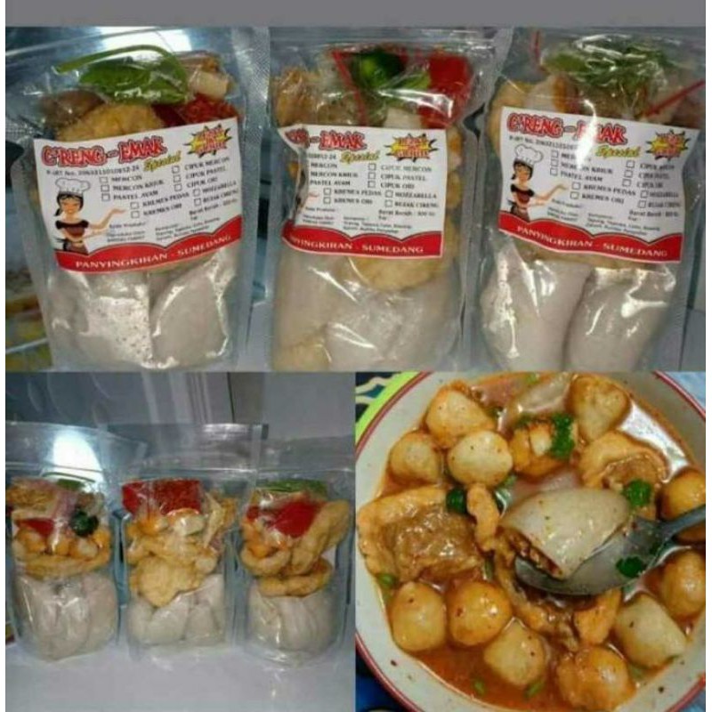 

Cireng Mercon Kuah Cireng Snack Makanan Ringan Cemilan