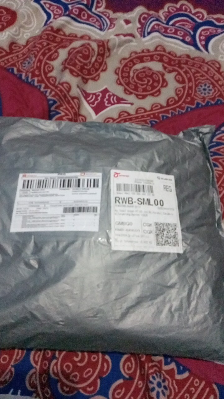 [gridline - Ls040 Black & Navy] Kemeja Batik Slimfit Pria Katun Lengan Panjang