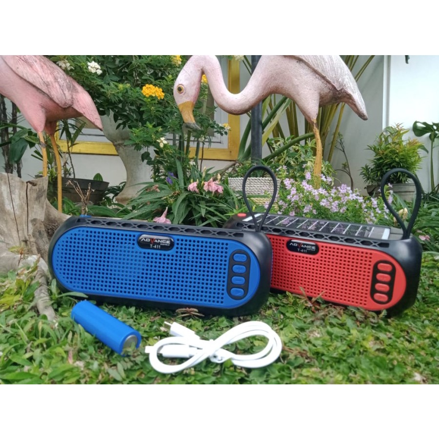 Bisa COD!!! Speaker Portable Advance T-411 With FM Radio Dan Flashlight Berkualitas Terbaik